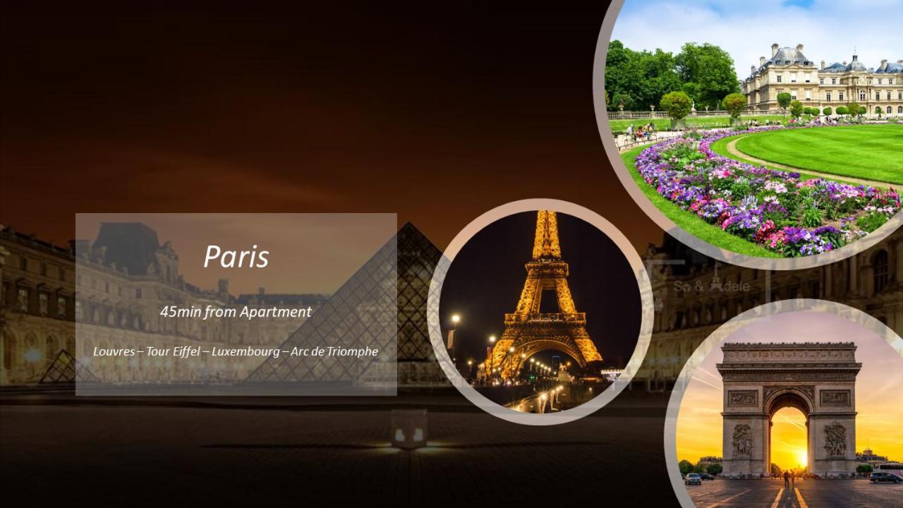 Studio Zen - Shopping Center And Train Station 500M - Disneyland Paris 5Min 몽테브랭 외부 사진